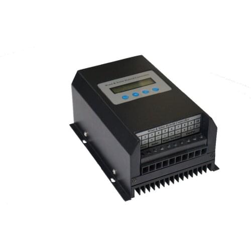 300W400W500W 24V MPPT wind solar hybrid controller with low voltage charge function, RS232, LCD, CE