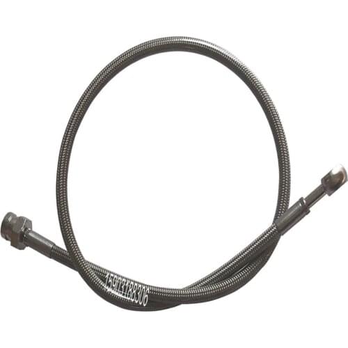 3AN AN3 1/8 3.5mm SS Stainless steel braided ptfe brake oil hose line assembly stainless banjo female fittings M10*1 convex