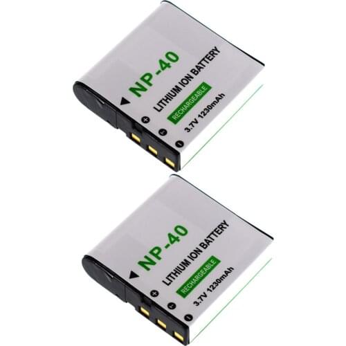 2pcs Battery for Casio NP-40 NP40 for Kodak LB-060 AZ521 AZ361 AZ501 AZ522 AZ251 AZ362 AZ365 AZ421 AZ525 AZ526