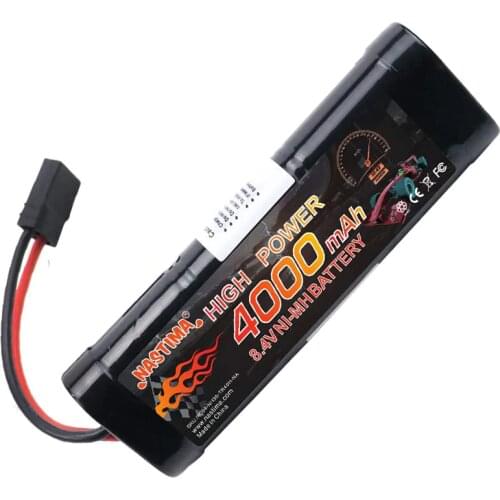 Nastima 8.4V 4000mAh 7S NIMH Battery Pack with Traxxas Connector for RC Cars Vehicle Climbing RC Buggy RC Truck and RC Boat