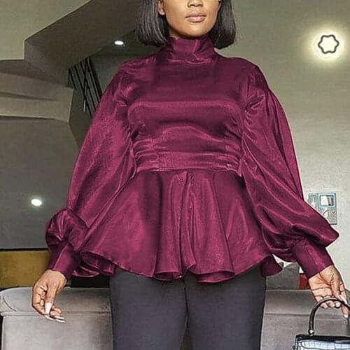 AOMEI Burgundy Blouses