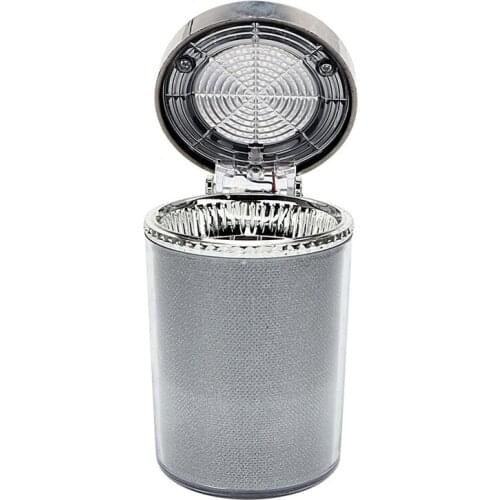 Car Ashtray Holder With Led Light Portable Car Air Vent Smoking Cup Ashtray Color Changing Cover For Interior Supply