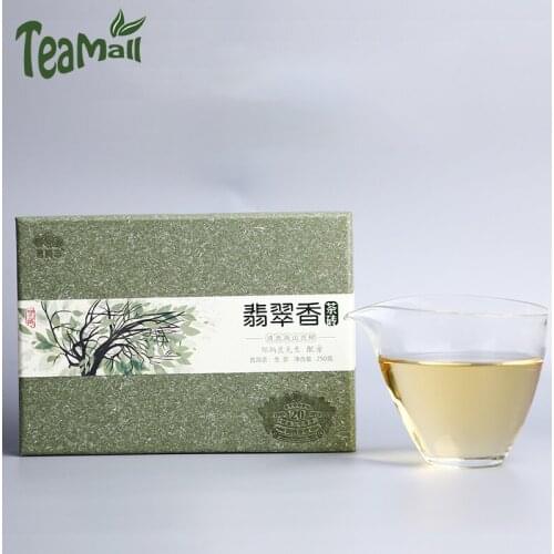 2019 Haiwan Old Gay Emerald Green Sheng Puer Chinese Tea Ancient Trees Exquisite Packaging Raw Puer Chinese Tea 250g/Box