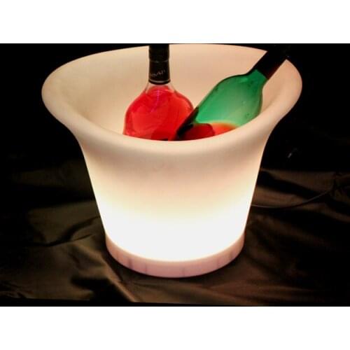 SK-LF08 (L38*W32*H28cm) 16 Color Change LED Flower Pot iluminouse Planter with 1000mah Li battery with Remote Free Shipping 1pc