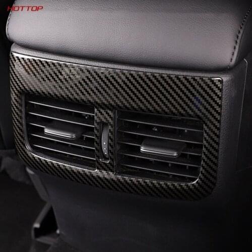 For Mazda 3 Axela 2020 Rear Seat Console Air Conditioning Outlet Frame Cover Trim Decal Car Stickers Style