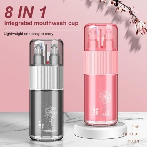 Travel Washing Cup Set Portable Toothbrush Holder Bathroom Cup Toiletries Storage Box Multi-Functional Travel Organizer Box