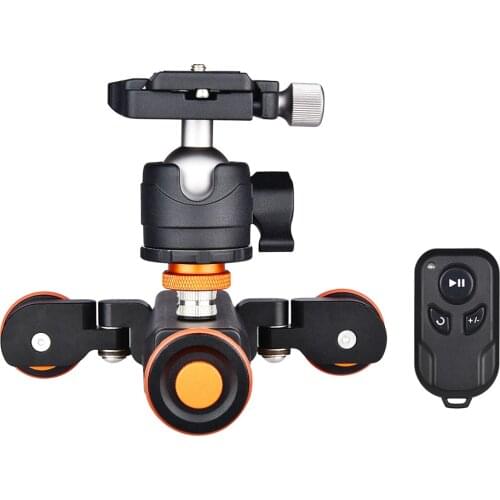 Andoer L4 PRO Motorized Camera Video Dolly Electric Track Slider Wireless Remote Control Ballhead Adapter for Canon Nikon Sony