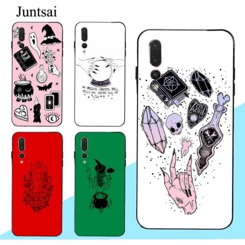 Witch Aesthetic Art Case For Huawei P30 P40 P20 P10 Pro Lite Mate 10 20 30 Lite P Smart 2019 Z