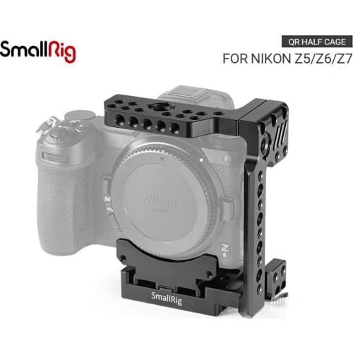 SmallRig Z7 Camera Cage Quick Release Half Cage for Nikon Z6 Camera & Nikon Z7 Camera With Manfrotto quick release Plate 2262