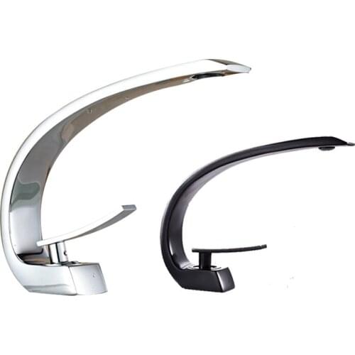 Brass Bathroom Sink Basin Faucet Bright Chrome Deck Mount Washing Basin Mixer Water taps Torneira Para Banheiro