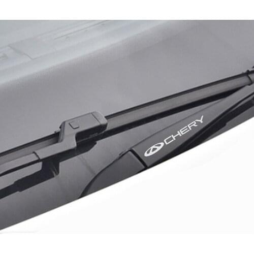 Metal emblem Auto Decor Decals Car Window Wiper Stickers For Chery Tiggo 2 7 3 5 T11 M11 A1 Fulwin QQ A3 A5 Auto Accessories