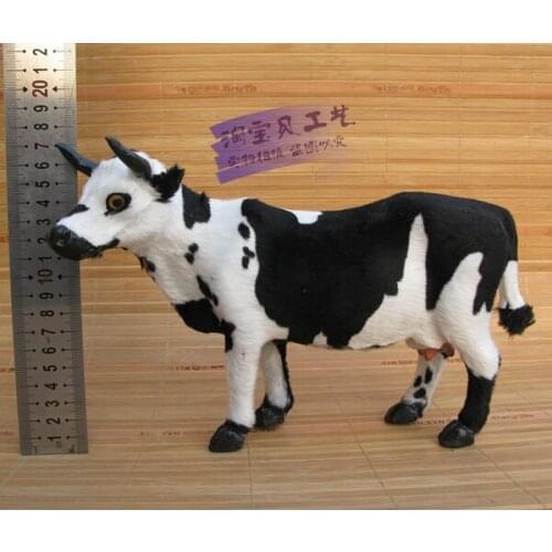 Cute simulation cow toy polyethylene & furs cow doll gift 25x8x18cm 2445
