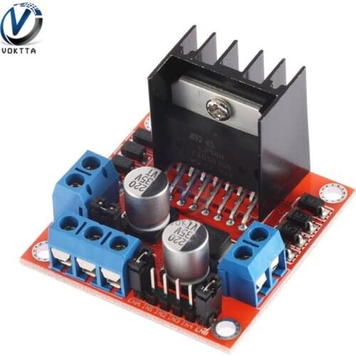 New Dual H Bridge DC Step Motor Drive Controller Board Module L298N for Arduino Dual Channel