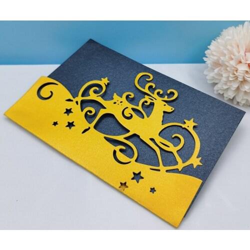 New Cutting Dies Scrapbooking Molds Elk Notebook Photo Album Manual Greeting Card Hand Account Carbon Steel Cutter Die
