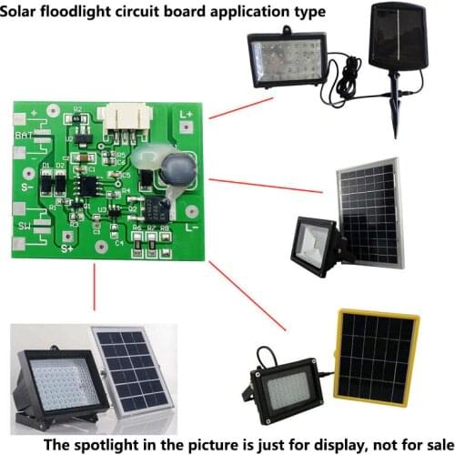Solar lamp controller 3.7V 7.4V 11.1V Solar Spotlight Controller Solar Flood Lamp Circuit Board Control Board