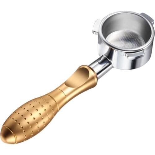 Espresso coffee bottomless portafilter 54mm head 304 stainless steel three ears backet for Breville 870/878/880