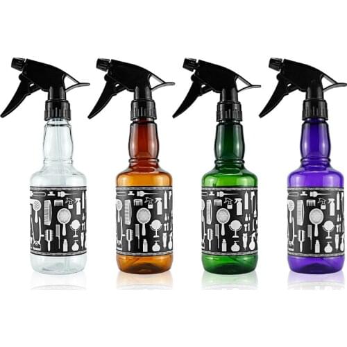 400ml 3 Color Refillable Fine Mist Hairdressing Spray Bottle Atomizer Barber Empty Water Pro Salon Hairstyling Tool Spray Bottle