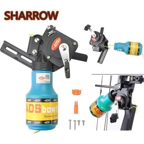 Archery Bow Fishing Reel with 21m Rope Recurve Bow Compound Bow Hunting Fishing Tackle Hunting Shooting Bowfishing Accessories