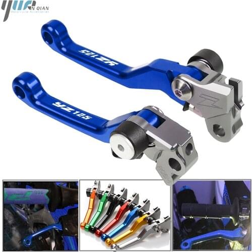Motocross CNC Pit Dirt Bike Pivot Handle Lever Brake Clutch Levers For YAMAHA YZ125 YZ 125 2008-2014 2009 2010 2011 2012 2013