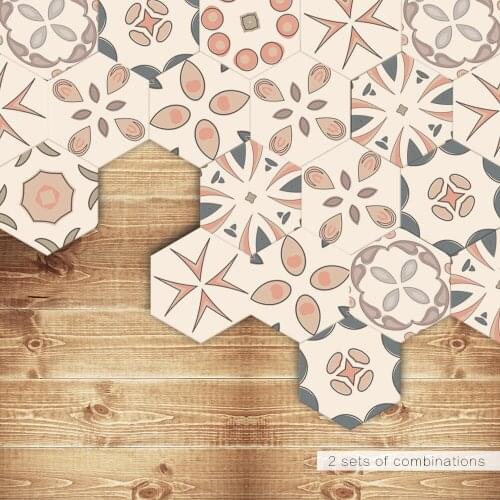 Alwayspon Fashion Self adhesive decorative floor Sticker Anti Slip waterproof DIY decorative tile