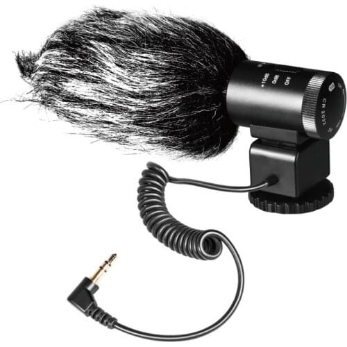 MEKE MK-MP1 20M 3.5 MM Standard Autio Tnput Super-Cardioid Pickup Noise reduction video interview Microphone