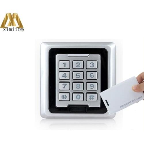 IP68 Waterproof M03-F Card Reader 1-10Cm Work Distance 8000 User Standalone RFID Card Reader Single Door Access Control