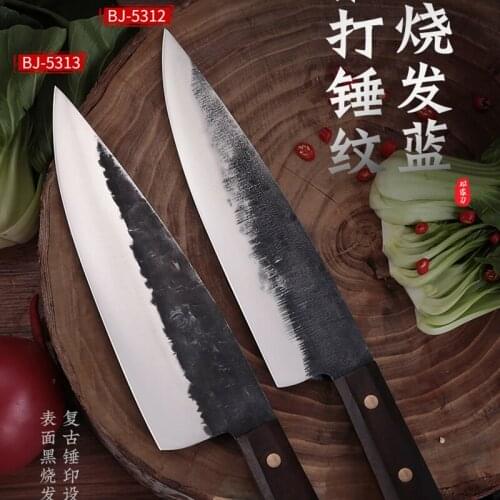Hand forged slicing knife Japanese cutting knife Santoku knife Western Chefs Knife Kitchen knife Stainless steel knives
