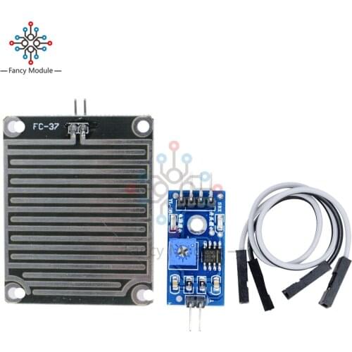 Snow Raindrops Detection Sensor Modue Rain Module Weather Module Humidity For Arduino Weather Monitor High Sensitive 3.3-5V