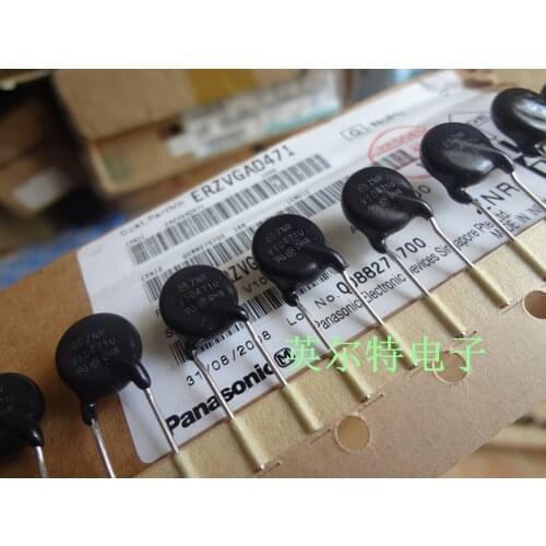 100% New and original 50PCS ZNR V10471U 10D471 10K471 10MM 471 470V 10mm varistor