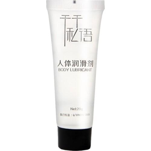 20ml Anal Smooth Lubricants Water Based Lube With 3pcs Empty Syringe Easy to Clean Adult Sex Shop Oil Gel