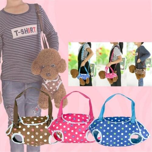 2019 New Breathable Mesh Dog Shoulder Bag Small Dog Sling Front Carrier Comfortable Pet Backpack Carrier Carrying Cat Dog Puppy
