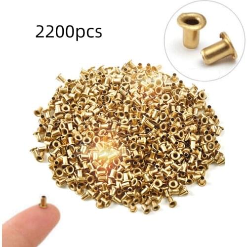 2200Pcs Beehive Copper Eyes Bee Hive Nest Box Threading Hole Bees Nest Box Foundation Plating Copper Eye Beekeeping Tools