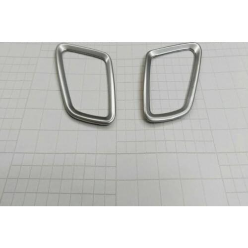 Car styling For Kia Optima K5 2016 2017 2018 LHD 2pcs ABS Chrome Car Air Condition Vent Outlet Cover Trim Accessories