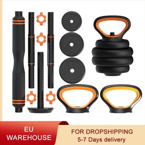 2020 New popular adjustable dumbbell set 40kg/2PCS household fast automatic High quality dumbbells Fitness equipments