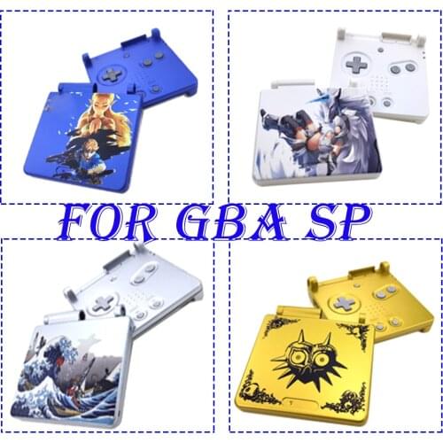 2021 Limited Edition Full Housing Shell For Nintend Gameboy Advance SP Game Console Cover Case For GBA SP