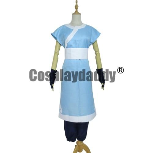 Avatar The Last Airbender Katara cosplay costume Halloween Outfit
