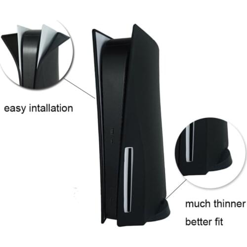 Skin Shell Case Cover Replacement Plate for PS5 Game Gaming Console Anti-Scratch