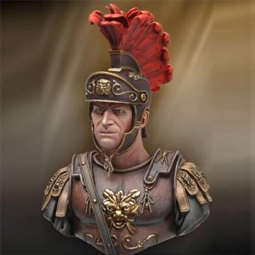 1/10 Scale Resin Bust Roman Soldier Unpainted Figure Model Kit Free Shipping