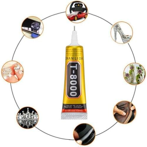 Mobile Phone Repair Adhesive T8000 Glue 15ml Super Adhesive Screen Tablet Phone Repair Mobile Sealant B9I1