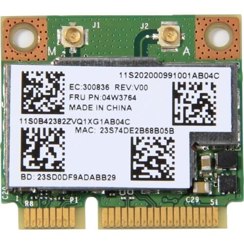 SSEA New WIFI Bluetooth4.0 Wireless Card for Broadcom BCM943228HMB 04W3764 for Lenovo E130 E135 E330 E335 E530 E535 E430 B430