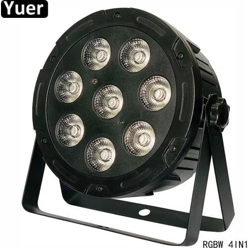 NEW Par Light 8x10W RGBW 4IN1 LED Bar Club Wash Effect Light DMX512 DJ Disco Color Music Sound Party Stage LED Par Lights
