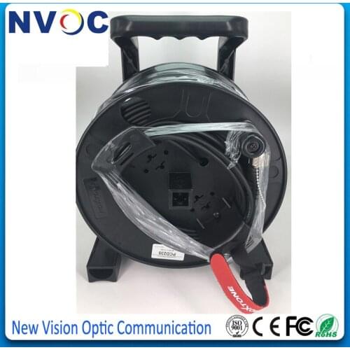 ODC Round(Male) to ODC 250Meter Fiber Optic Patch Cord Socket+2Pcs 4C ODC Square(Female) to LC/UPC 1M Fiber Optical Jumper