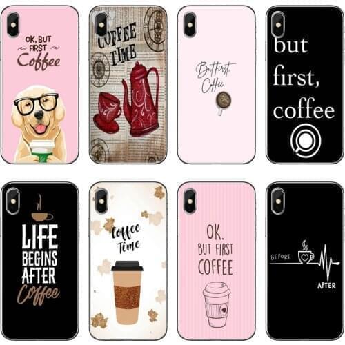 OK But First Coffee Book Silicone Phone Case For Xiaomi Redmi 9T 9C 9A 7 7A K20 6 6A S2 Redmi Note 9S 9T 9 8 8T 7 6 5A Pro
