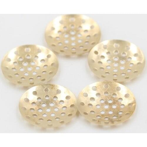 14/16/18/20/25mm Brooch Base Pad Brooches Bouquet Beading Back Holes Cabochon Bezel Round Blank Tray Beads DIY Jewelry Findings