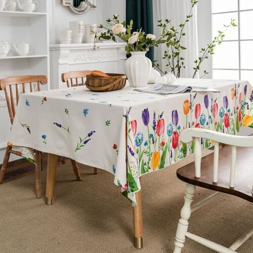 Table Cloths for Linen Rectangular Table Cloths Chair Sashes Decorations for Wedding and Event Kitchen Ornaments Household Items