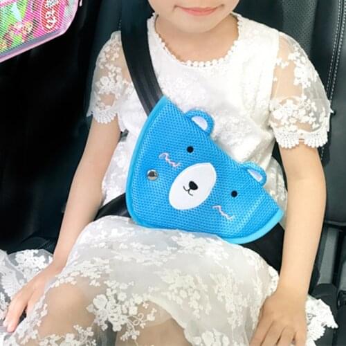 1pc Universal Car Safe Seat Belt Cover Soft Adjustable Triangle Safety Seat Belt Pad Clips Protection for Baby Child Belts