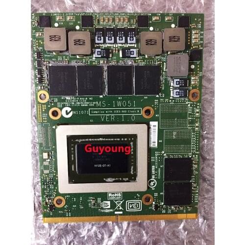 GTX570M N12E-GT-A1 DDR5 Video VGA Card For MSI GT70 GT60 GX660R GT660 GX680 GT683DX GX780 GT783DX