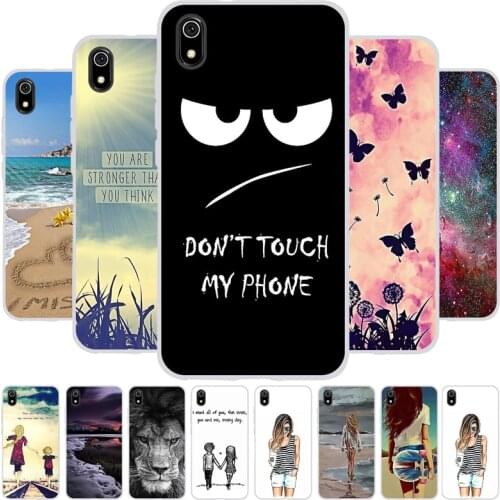 Back Cover on Redmi 6A 7A 8A Bumper Soft TPU Silicon Case Phone Shell Bag Coque for Xiaomi Redmi 6 7 8 GO Cases Full Protection