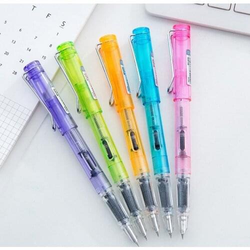 1pcs Students' pens for students' writing practice. Students' pens and school supplies can be changed into ink bags. ink pen
