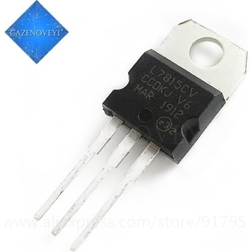 10pcs/lot L7815CV TO220 L7815 TO-220 7815 LM7815 MC7815 new and original IC In Stock